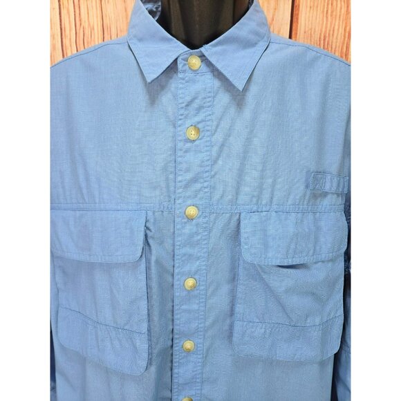 ExOfficio Insect Shield Apparel Fishing Blue Shirt XL - Picture 3 of 8
